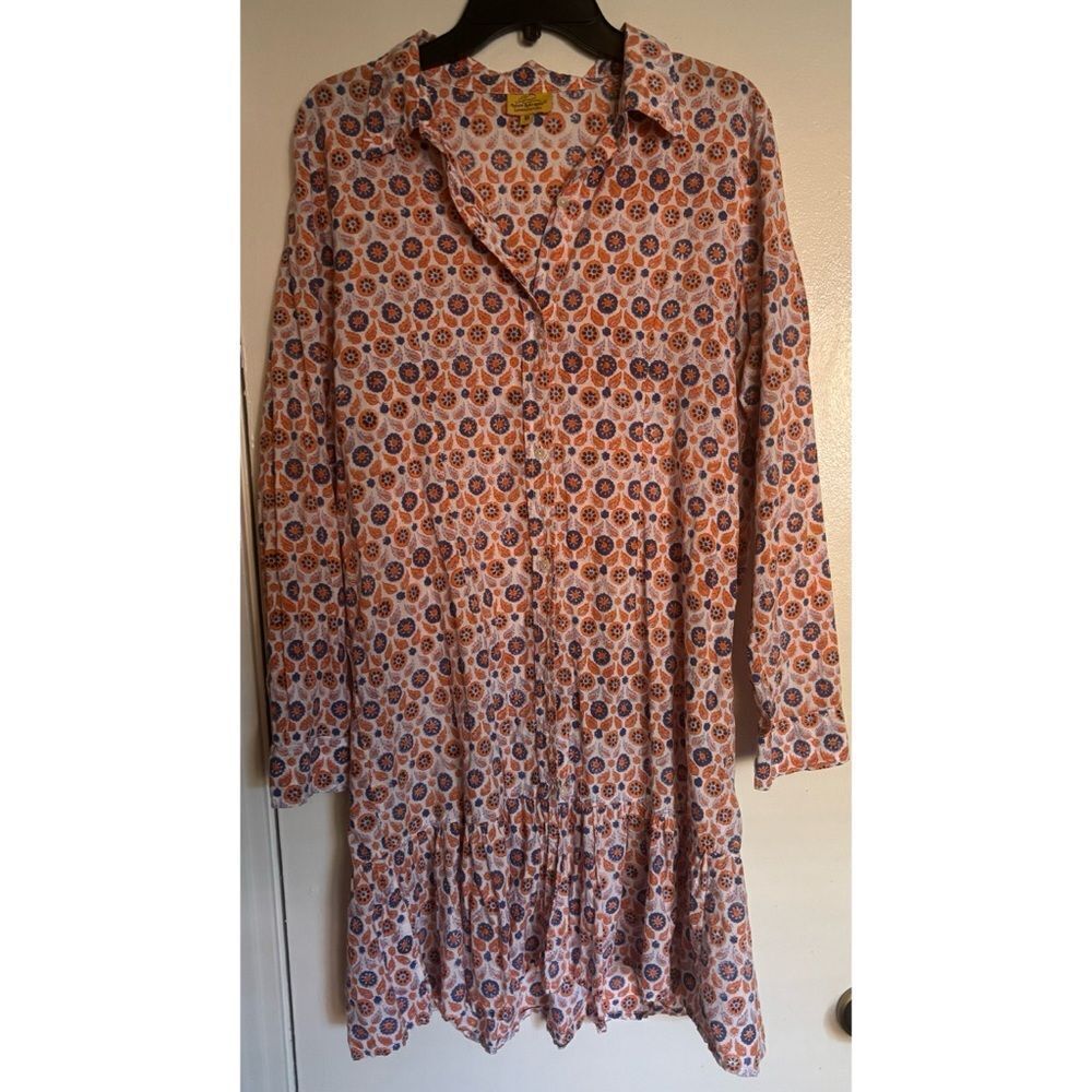 Roberta Roller Cotton Dress Size M